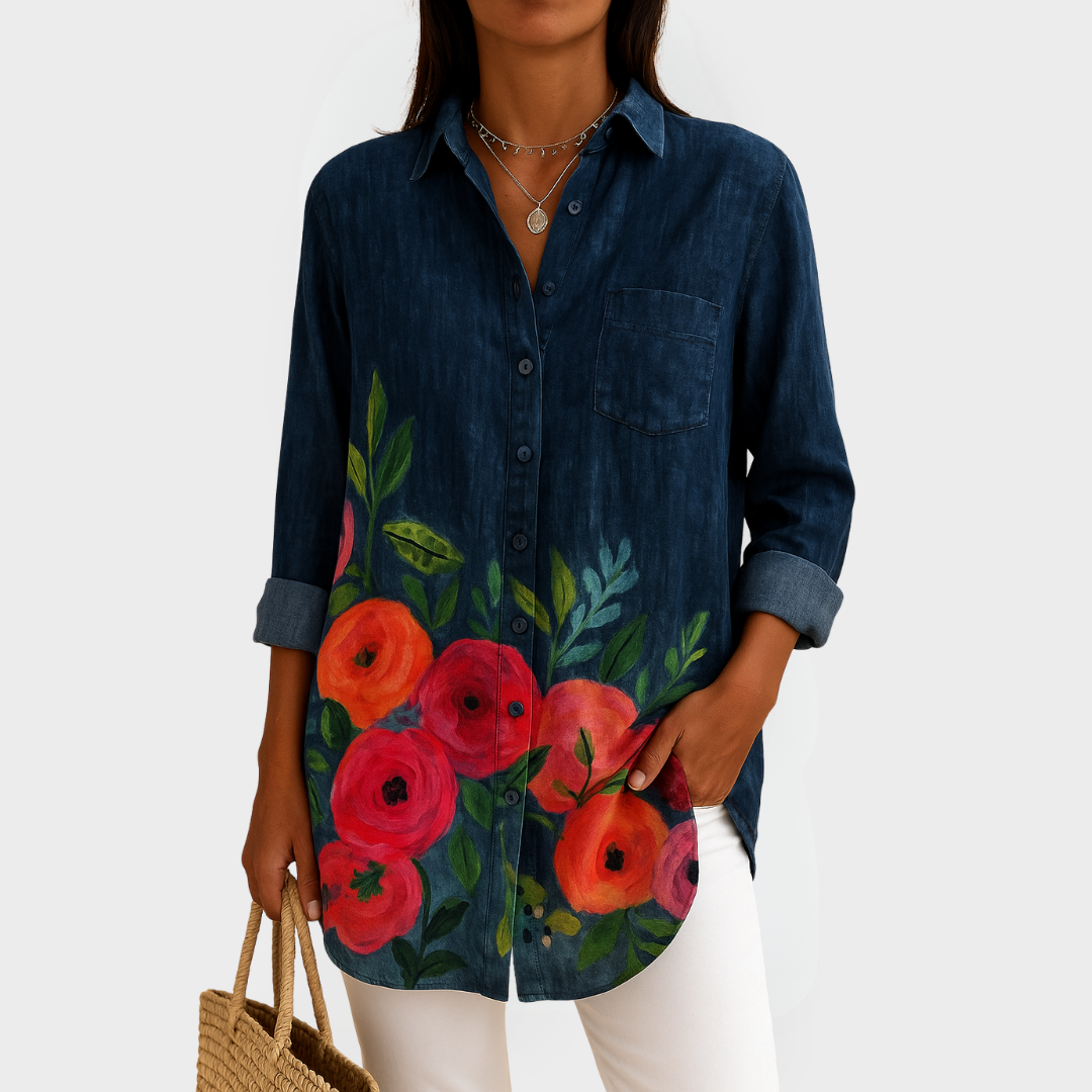 Penelope™ | Blouse met Kleurrijk Ontwerp