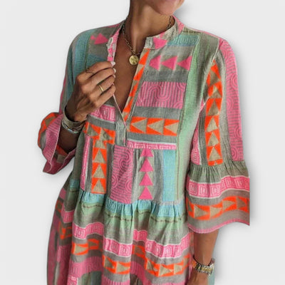 Mabel - Elegante Midi Jurk