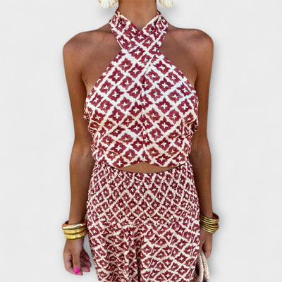 Bruna - Elegante Off-Shoulder Jurk