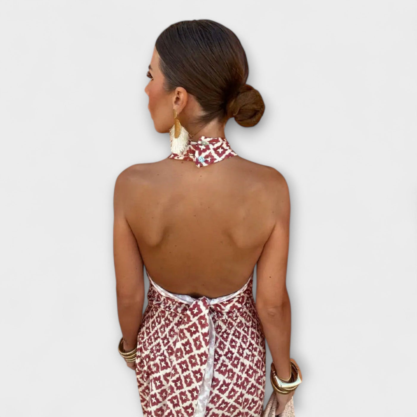 Bruna - Elegante Off-Shoulder Jurk