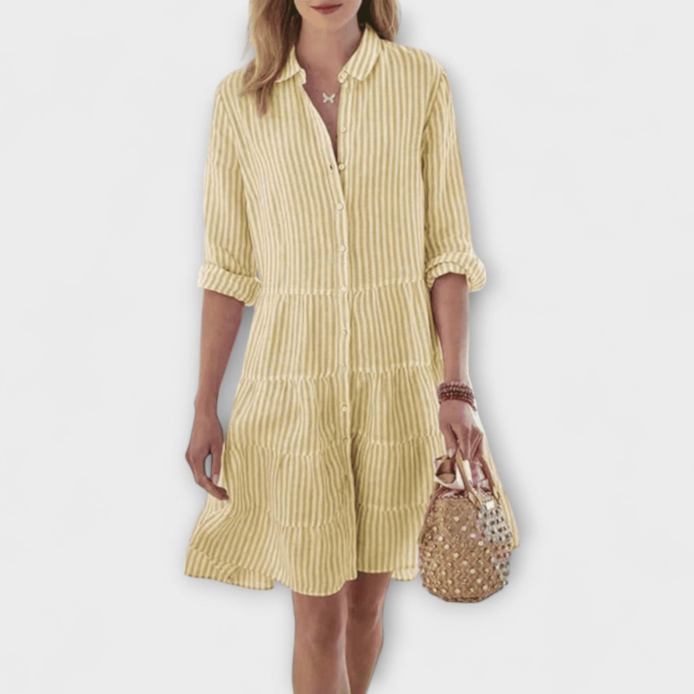 Lolita - Luchtige Gestreepte Jurk