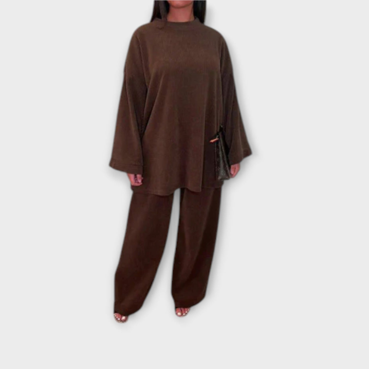 Ingrid - Set in Overmaat - Geribbelde Stijl