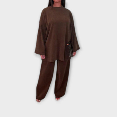 Ingrid - Set in Overmaat - Geribbelde Stijl