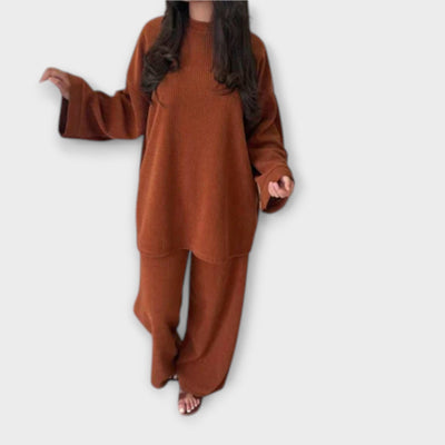 Ingrid - Set in Overmaat - Geribbelde Stijl